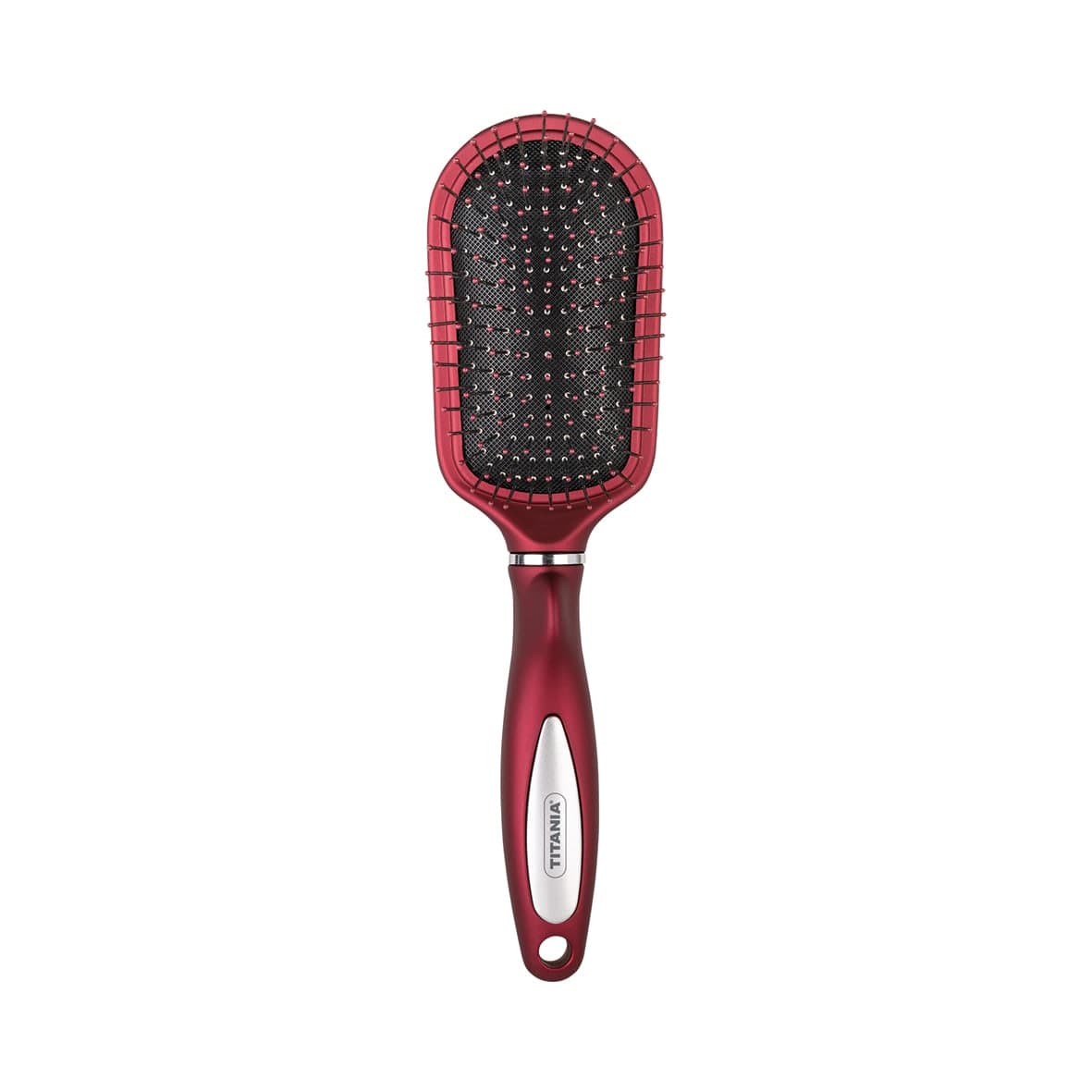  Brosse à cheveux,11 rangées, rouge - 1630