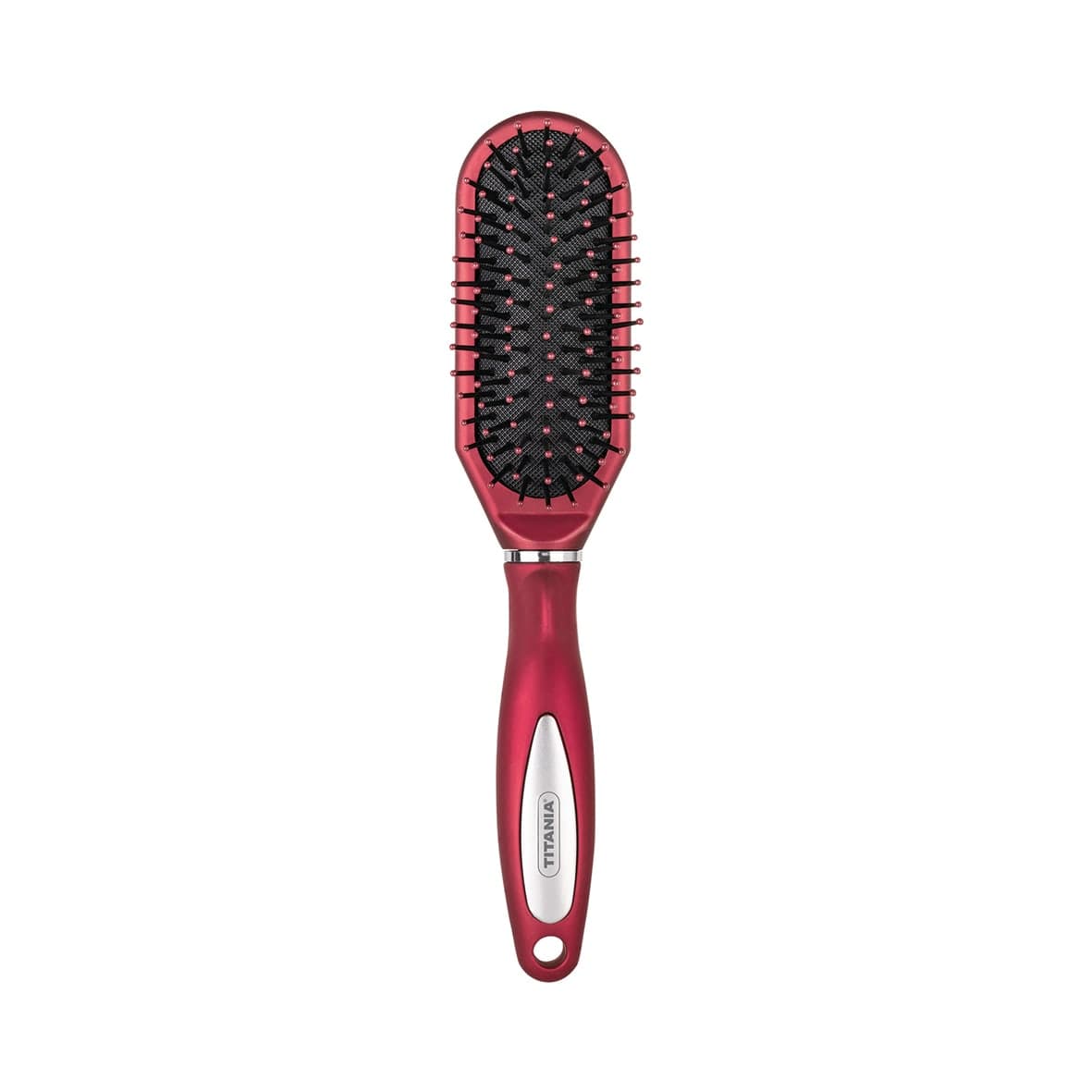 Brosse à cheveux, 7 rangées, rouge - 1633