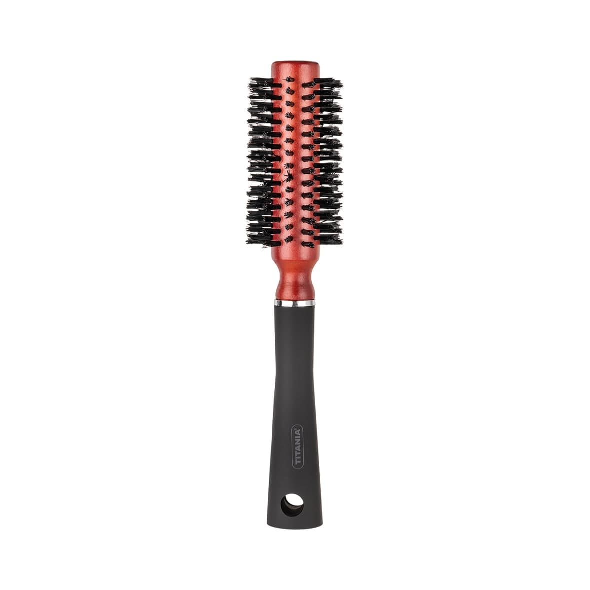 Brosse de brushing avec manche en caoutchouc , moyen, 25x7x5 cm - 1782