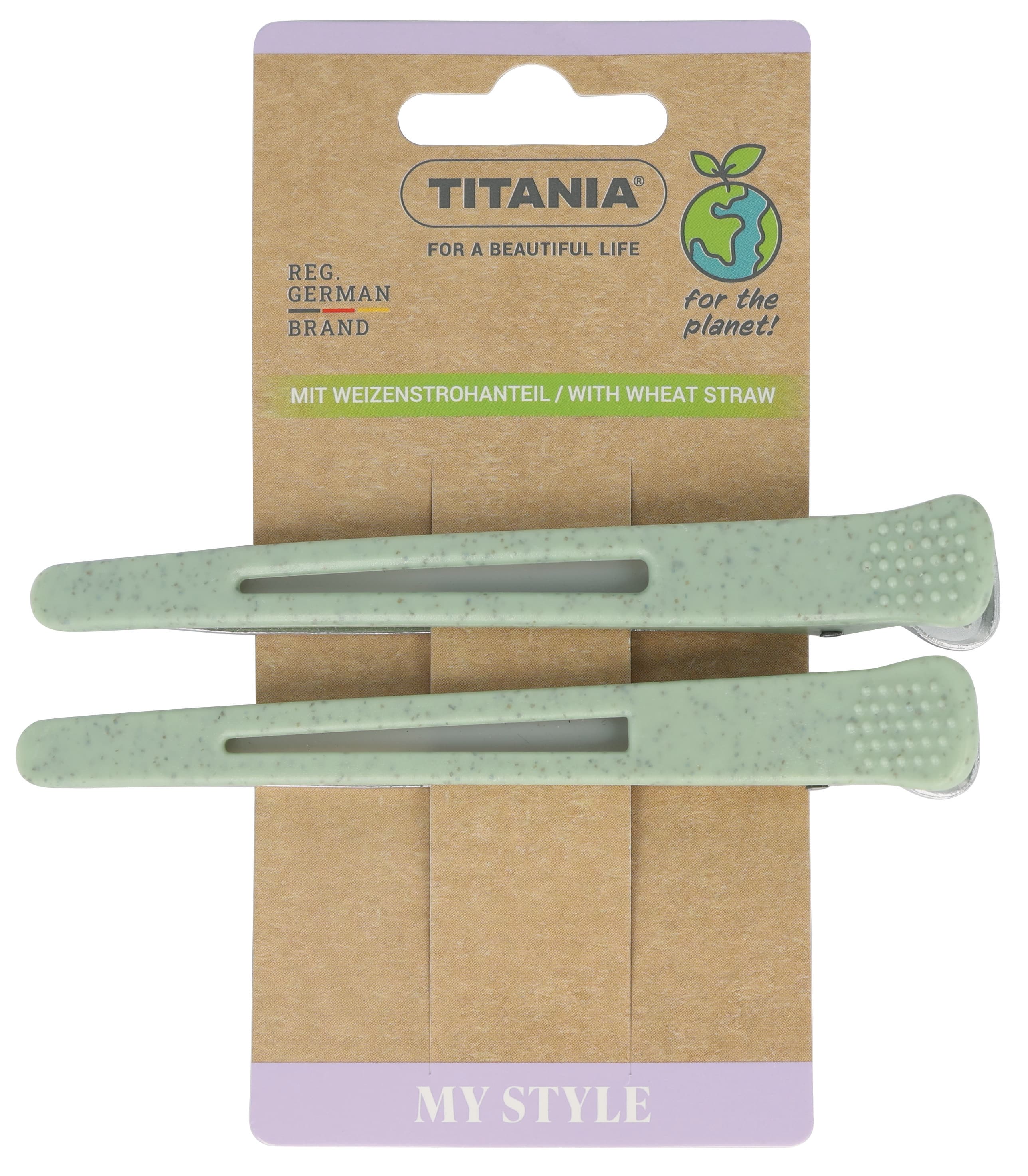 Pinces à cheveux en paille de blé -8026/WS 