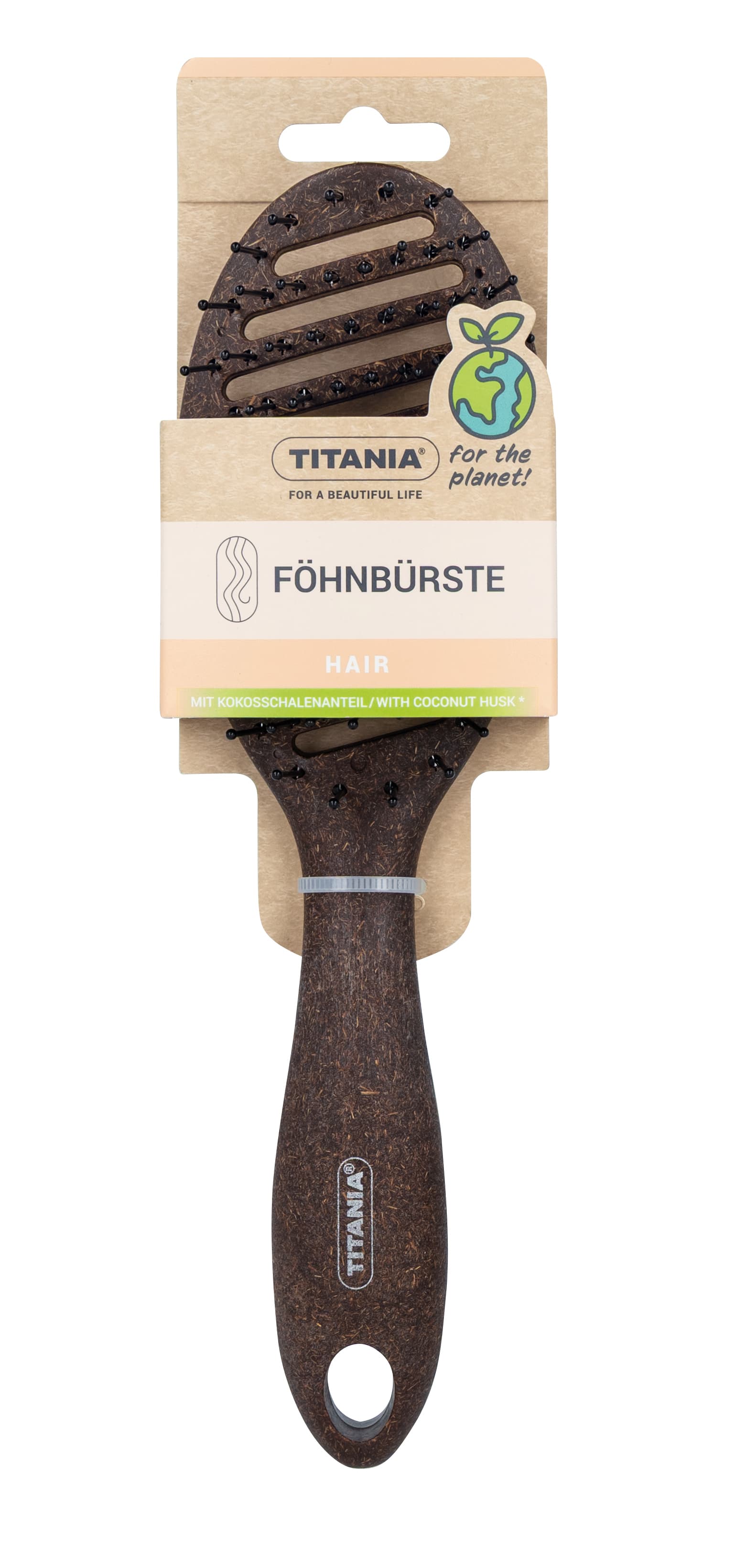  Brosse ventilée avec fibre de coco 23 cm-2879 - Image 2