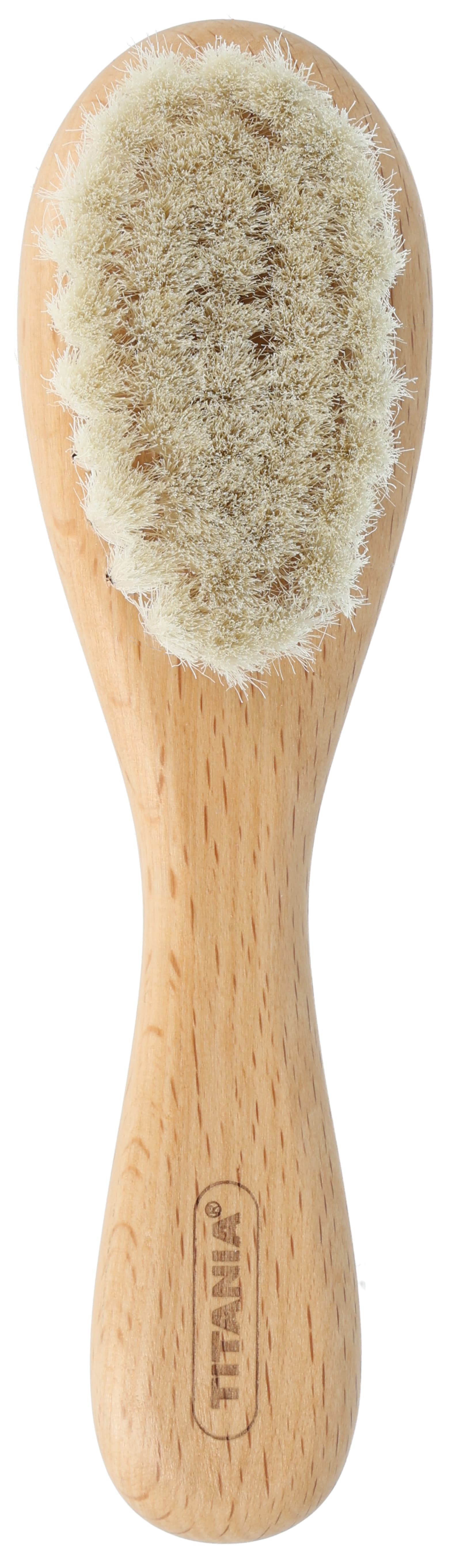 Brosse nourrisson en hêtre garnie de poils de chèvre extra doux-1289  - Image 2