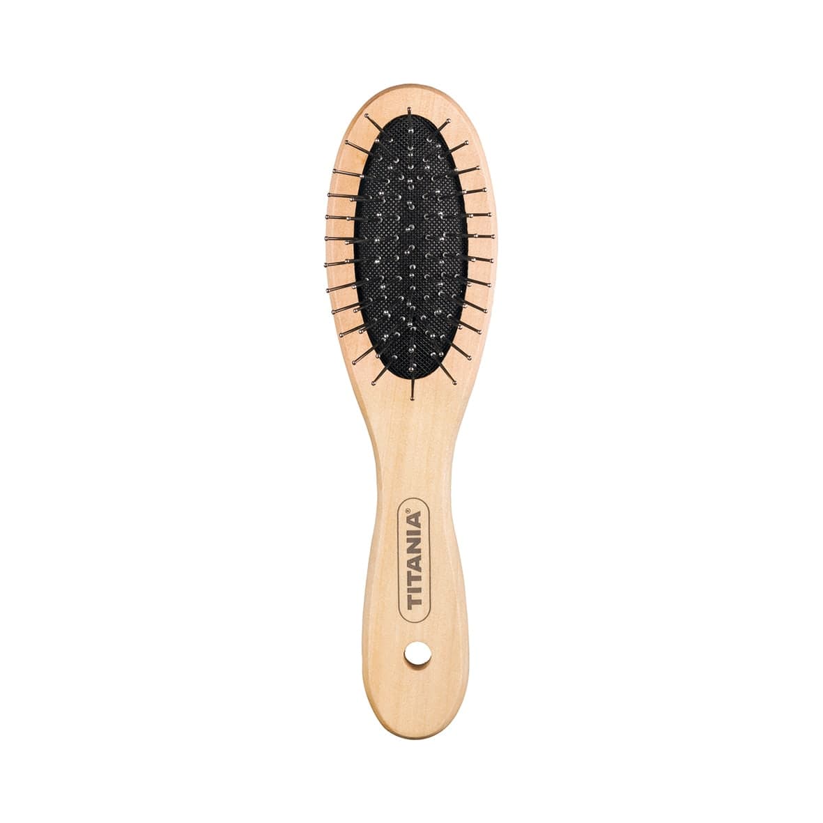 Brosse de massage, bois, picots métallique 7 rangées - 2824