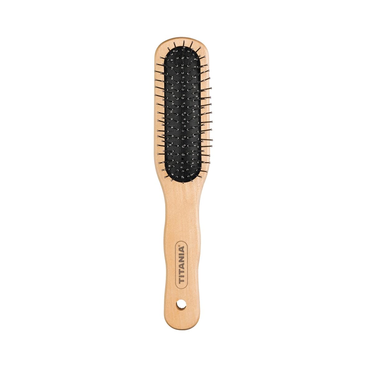 Brosse de massage, bois, picots métallique 7 rangées - 2826