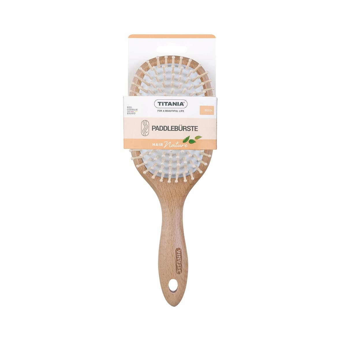 Brosse en bois de hêtre naturel , 25 cm - 2871