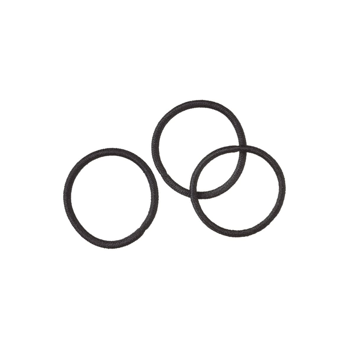 12 petits élastiques D3cm/2mm noirs-7800