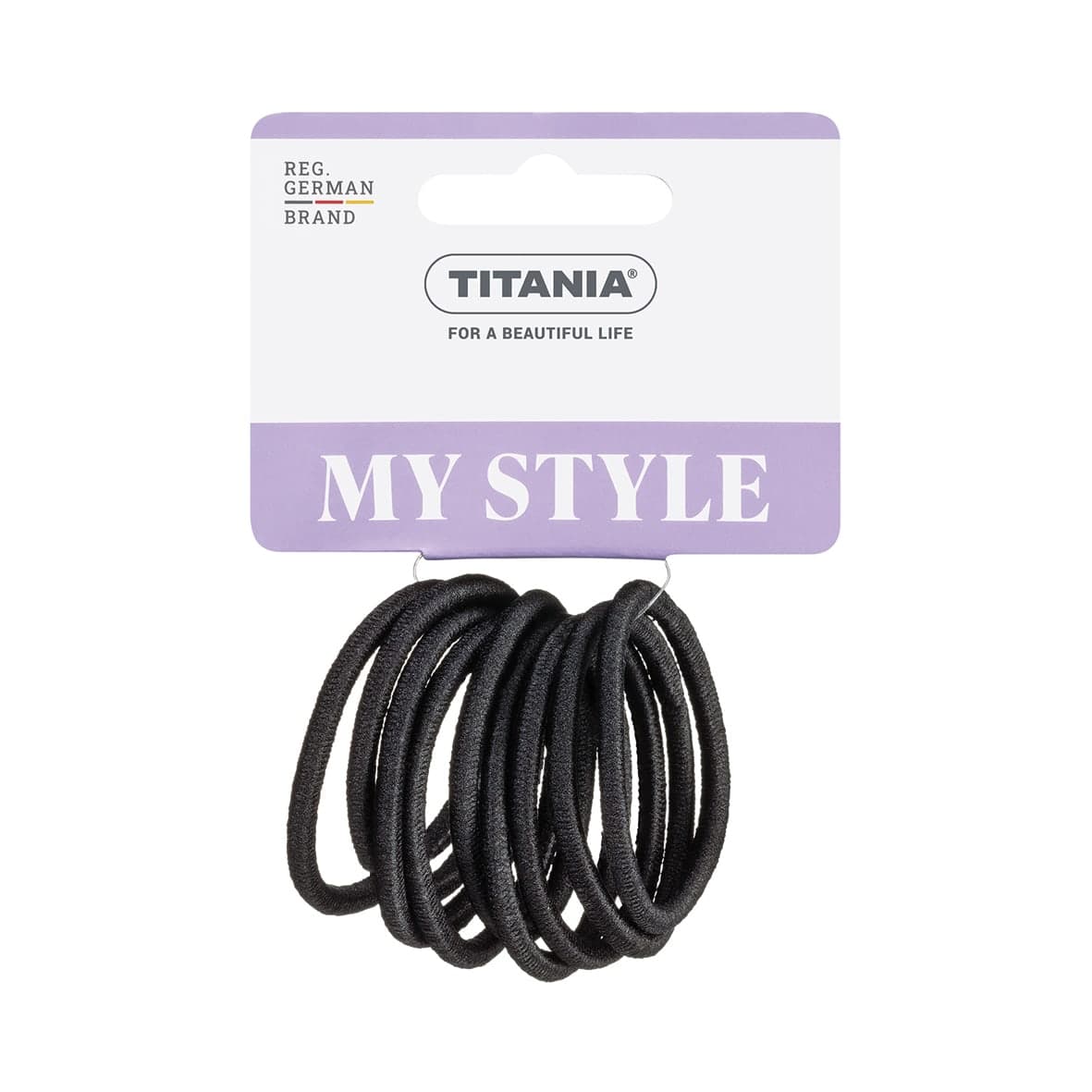 9 élastiques D4.5cm/4mm noirs-7808 - Image 2