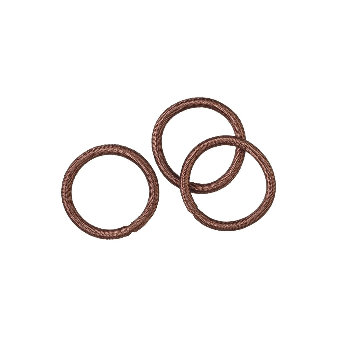 6 élastiques D5cm/6mm marron-7813