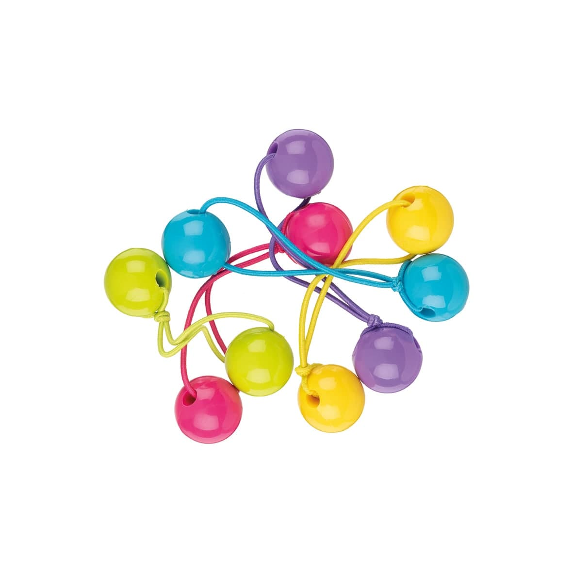 5 élastiques Balle pour tresse-7982 GIRL