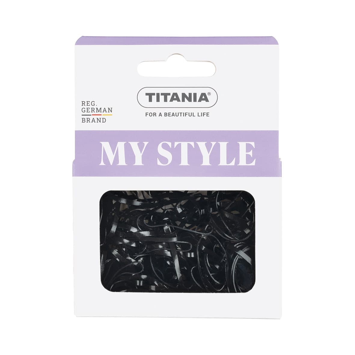 elastiques 150pcs noir / 2cm-8066 B - Image 2