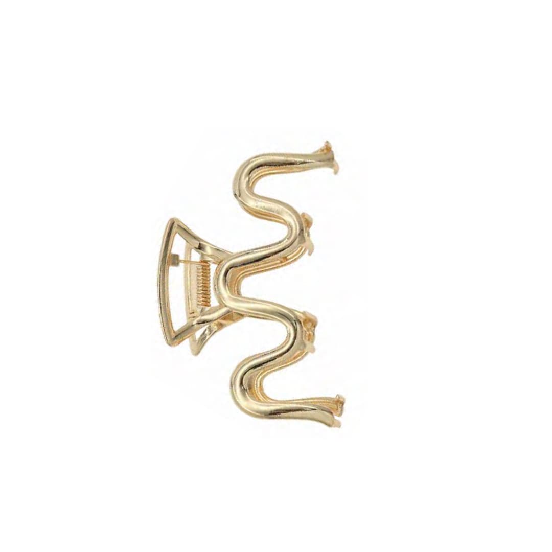 Pince a griffes metal vague or sur carte-8264