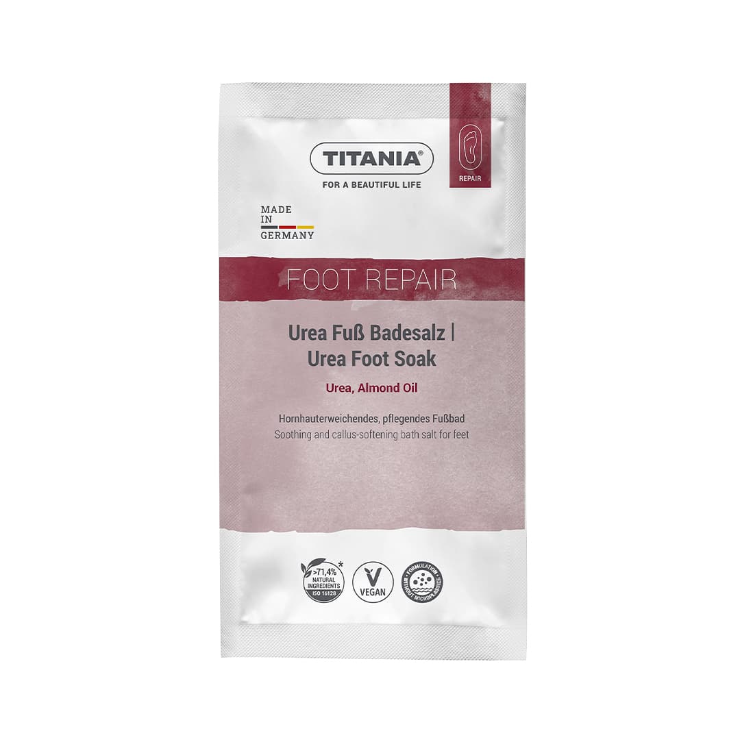 Sachet de bain de pieds à l'urée Titania 1x40 g- 5062 