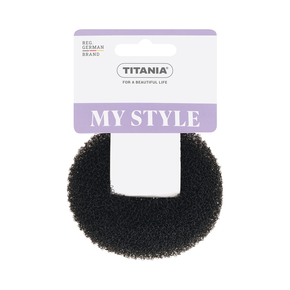 Mesh à chignon D8cm noir-7833