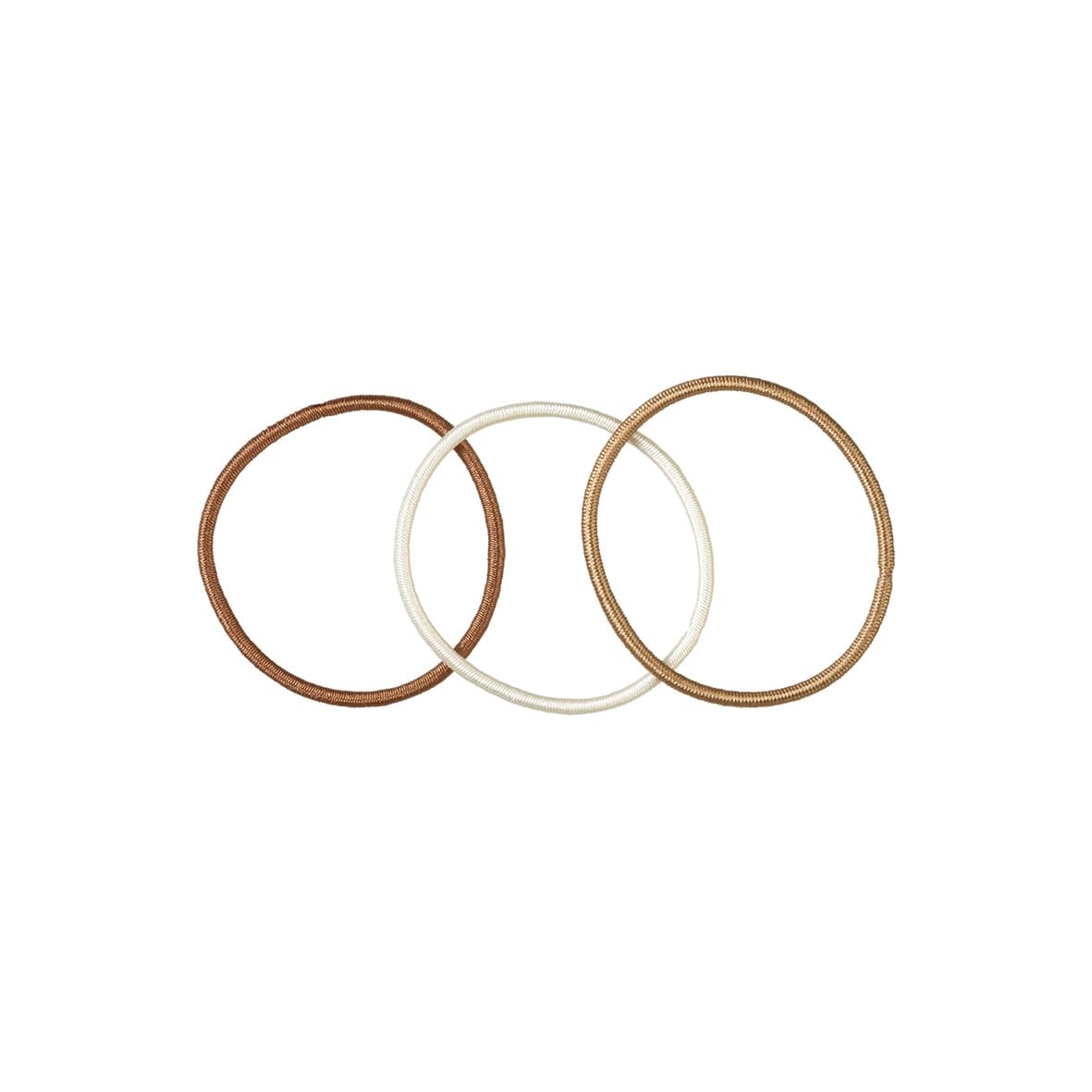 9 élastiques D5cm/2mm nuances de beige-7807