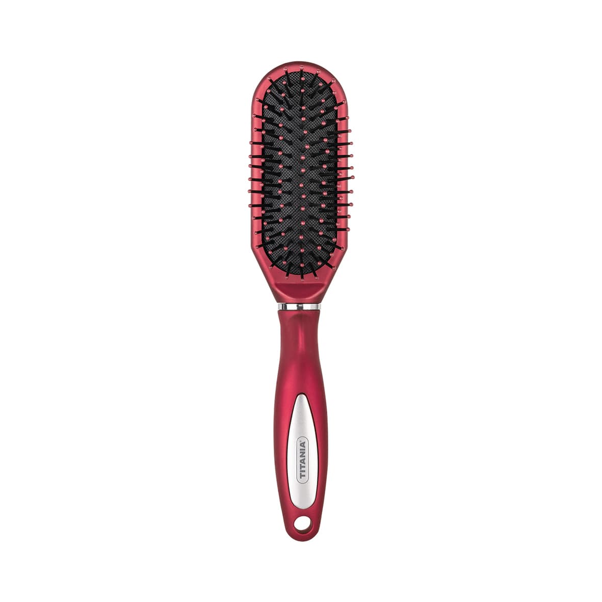 Brosse à cheveux, 7 rangées, rouge - 1633