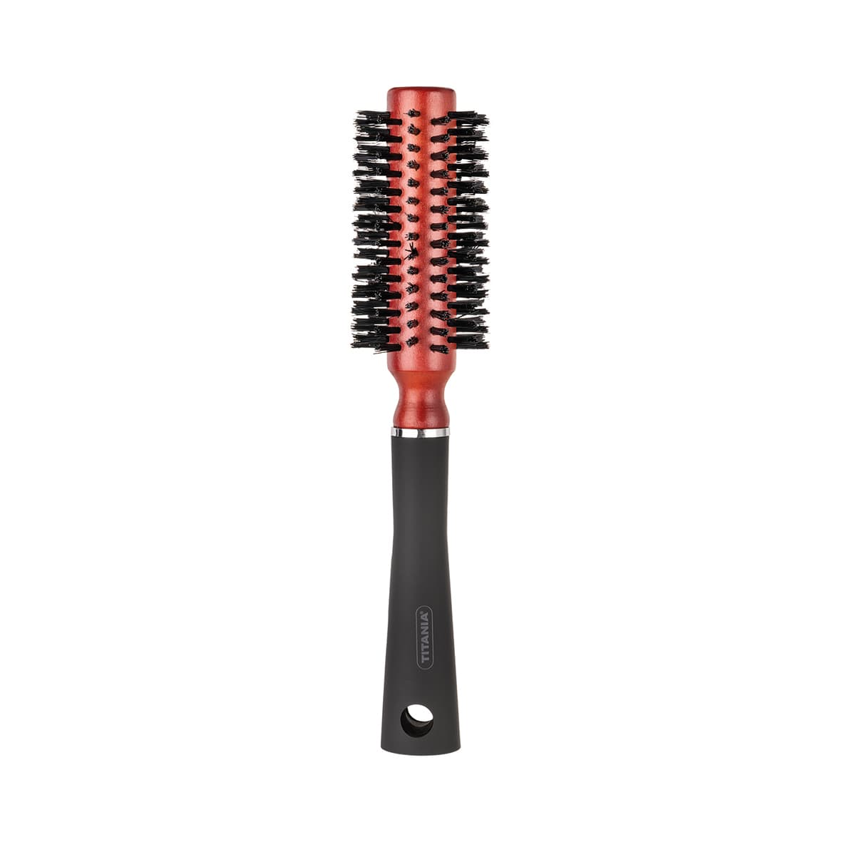 Brosse de brushing avec manche en caoutchouc , moyen, 25x7x5 cm - 1782