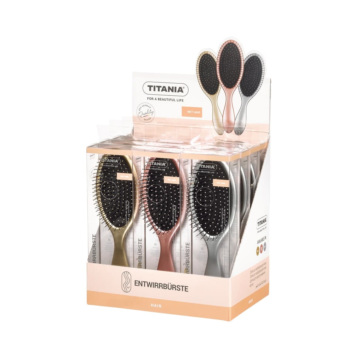 Brosse de massage pour cheveux mouillés - 1628/E Box - Image 2