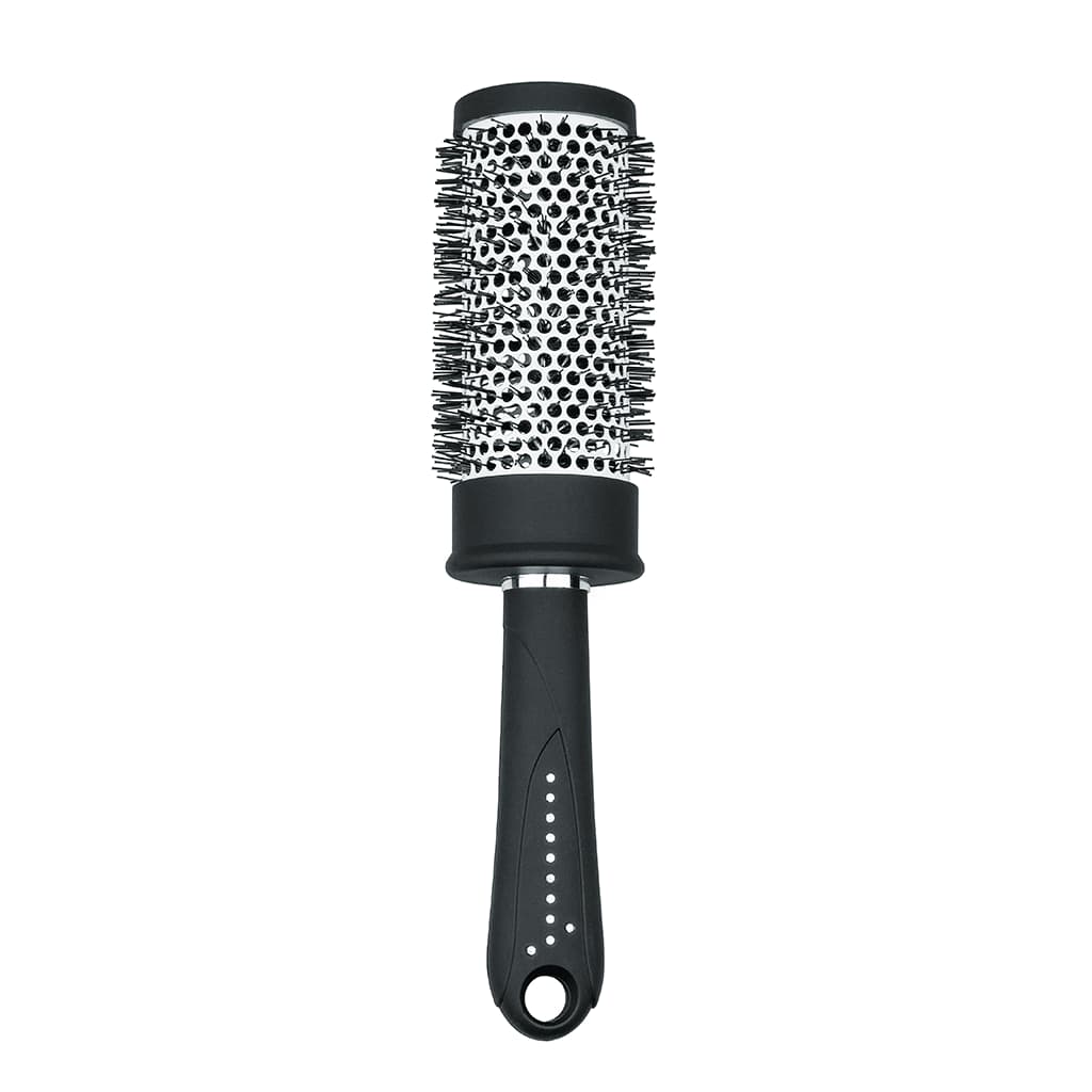 Brosse brushing, noire avec strass, 25 cm - 1403 - Image 1