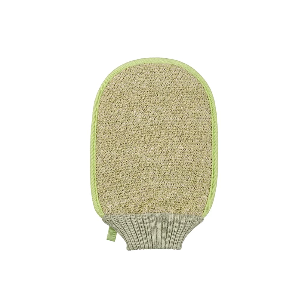 Gant de massage bain bambou chanvre vert-7712