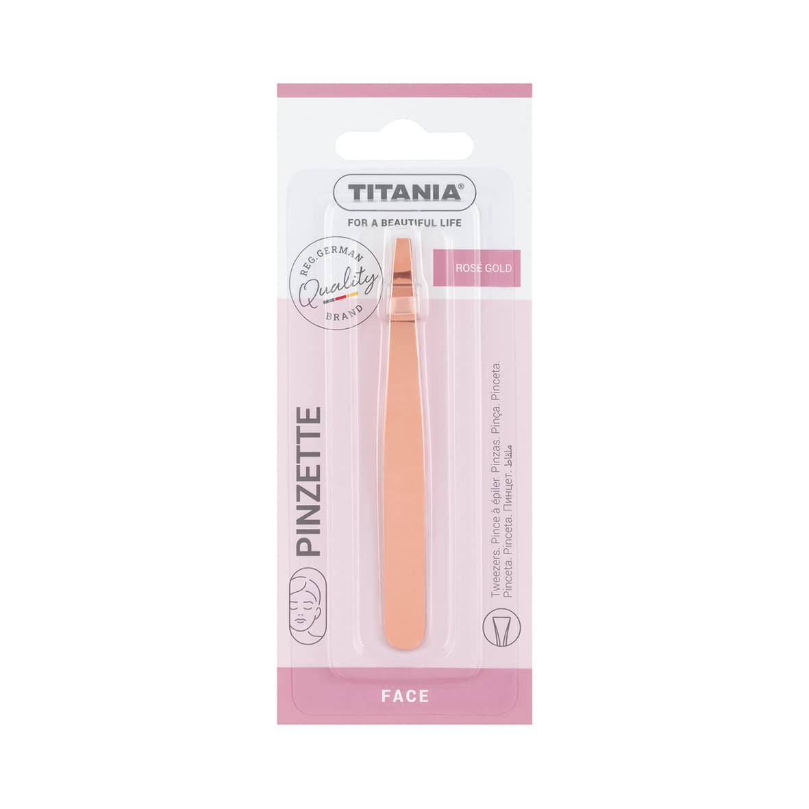 Pince à épiler mors biseauté, 9,5 cm - 1091/75RGB B - Image 2